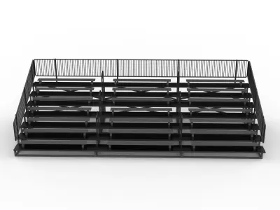 Bleachers 3D model