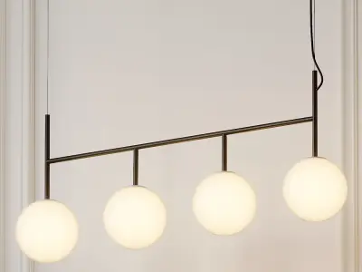 Enu Tr Bulb Suspension Frame Pendant Lamp by Dopo Domani 3D model