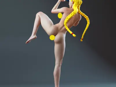 Cammy - Street Fighter 3D print model