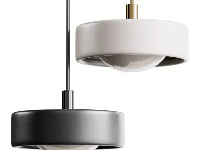 Anders Porcelain Pendant 3D model