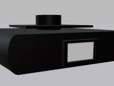 Moving head pedestal 1 A English Ver Free low-poly 3D model