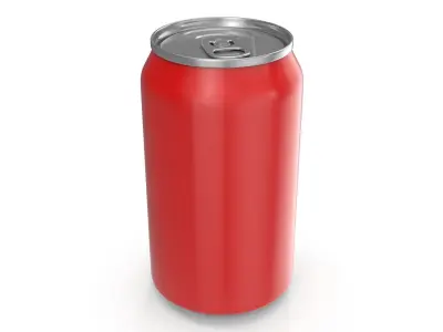 Cola Can - Close Low-poly 3D model