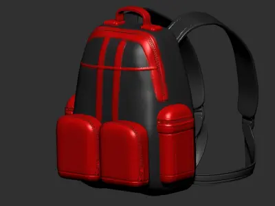 backpack sculpt 3d printable  3D model