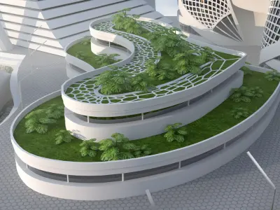  Sci-Fi Futuristic City 