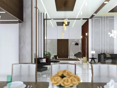 Living room 3D model 88