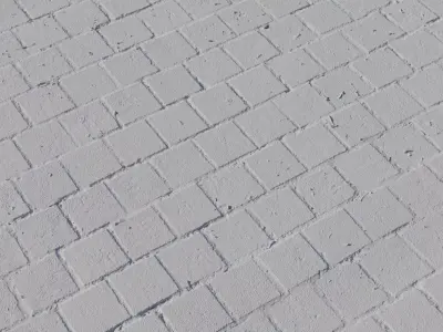 Square Granite Pavers PBR Texture  Texture