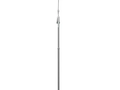 RL 67 Est Chrome Floor Standing Height Adjustable Lamp 3D model