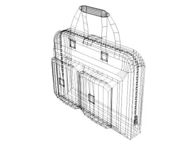Briefcase - Military 3D model