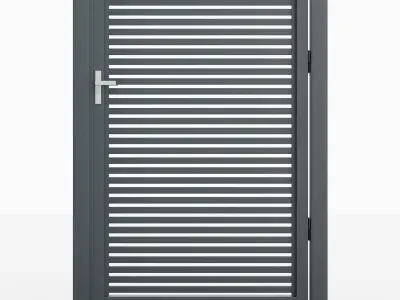 Aluminum Walkway Gate - Model 2 - 4cm- 3D model