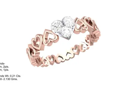 Delicate Ring - 47 3D print model