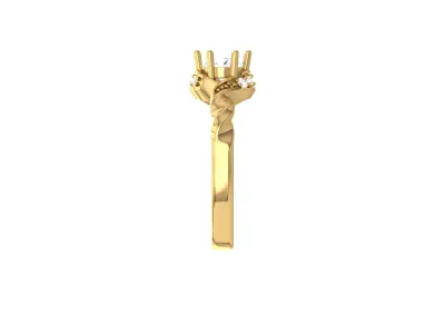 Women Ring  Render 3dm STL OBJ FBX Details 3D print model 33