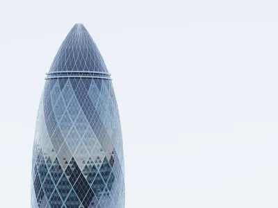 The Gherkin Skyscraper 3D model