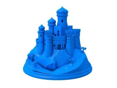 sand castle -  sand castle stl - castle -  castle stl 3D print model