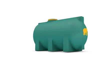 Water tank horizontal  3D model