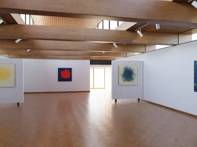 Art Museum Gallery Interior 21 Low-poly 3D model