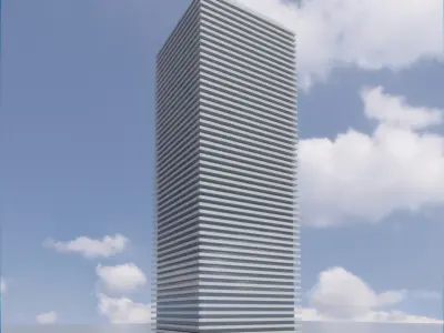 Parametric Building 1a4 3D model