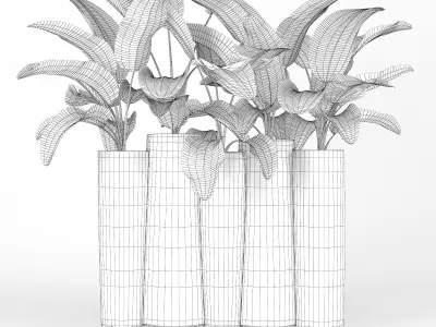 bamboo Progettato dallo studio francese Tous Les Trois banana 3D model