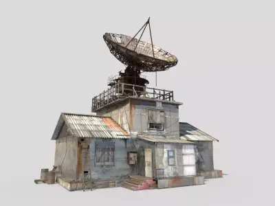 Abandoned Radar Station 3D model