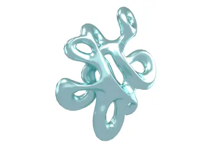 Abstract Shape v26 003 Low-poly 3D model