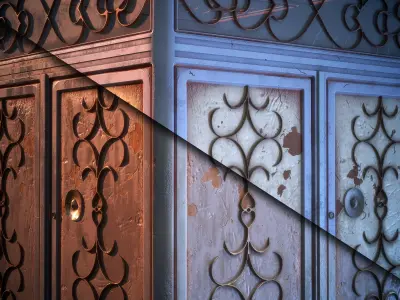 Old Door - VOL 02 -  SBsar - Maps Texture