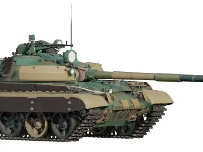 TANK T-62 3D model