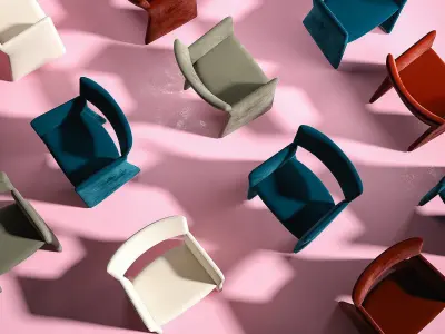 Crown Armchair 3D model