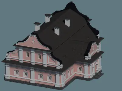 Ukrainian Baroque House I 3D model