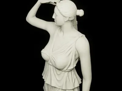 Artemis Diana Goddess of Hunt 3D print model
