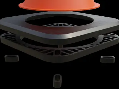 Traffic Cone 3D model