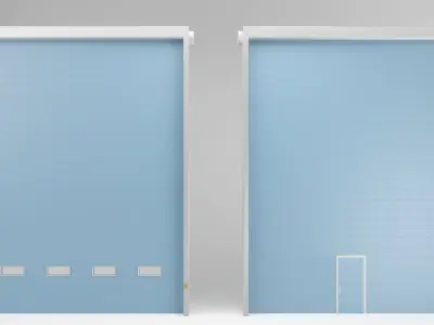 Warehouse Door 01 3D model