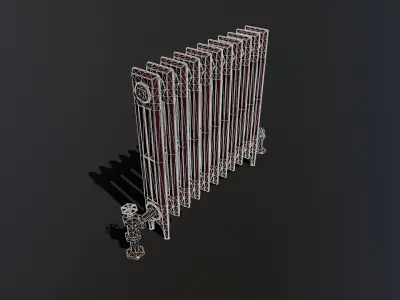 Radiator Low-poly 3D model