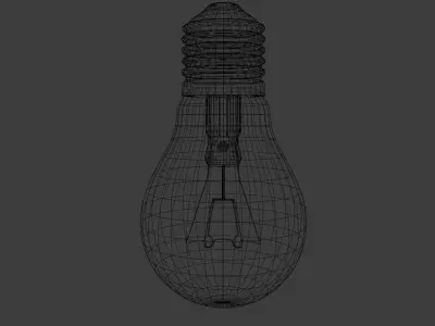 Realistic Bulb light Free 3D model