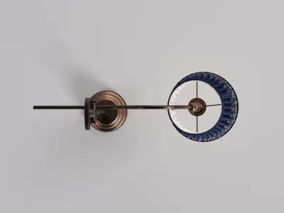 Victorian Pleated Lamp 3D model