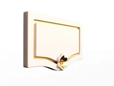 Kitchen Cabinet Door Classic Yegane Low-poly 3D model