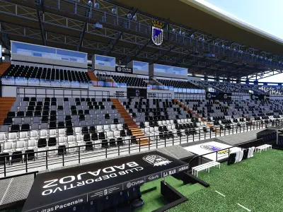 Estadio Nuevo Vivero 3D model