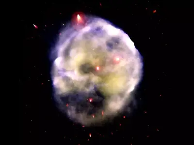Skull Nebula 3D model