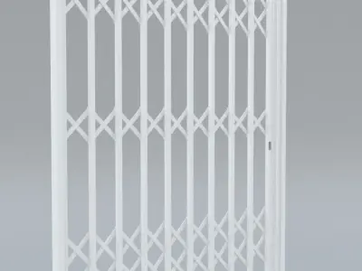 Trellis security gate 3D model