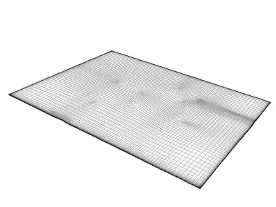 Thaila Plain Carpets 3D model