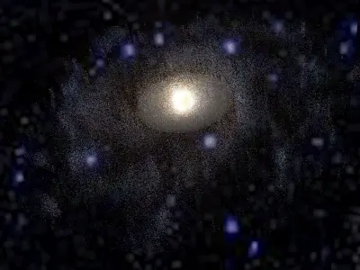 Pinwheel Galaxy 3D model