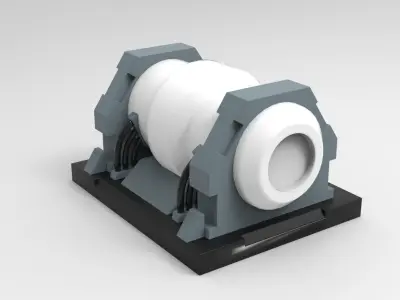Sci-Fi Prop Low-poly 3D model buy