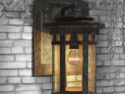 OUTDOOR WALL LANTERN 3D model