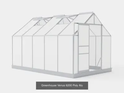 Collection of Greenhouse Venus 6200 Poly - 3 Models 3D Model Pack