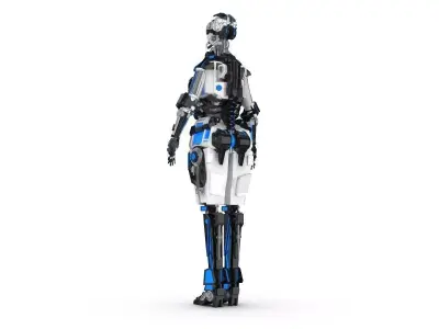 Sci-Fi Female Character 2 3D model