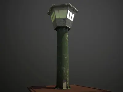 Guard Tower 01 Low-poly 3D model purchase