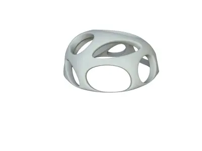 SciFi Cube Object No 52962 Low Poly Shape Low-poly 3D model