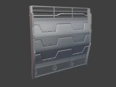 Random Hardsurface Scifi Models Free 3D model