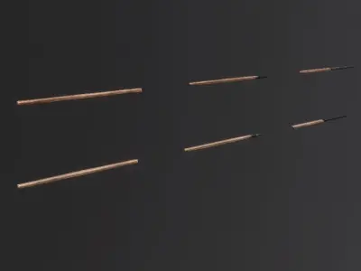 Environment Basic Components Game Assets Low-poly 3D model