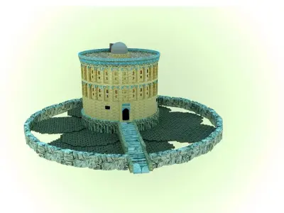 Ulugh Beg Observatory 3D model