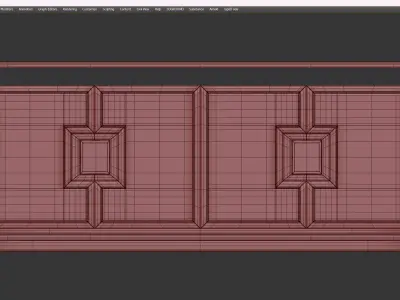 Zanaboni EBONY SIDEBOARD Low-poly 3D model