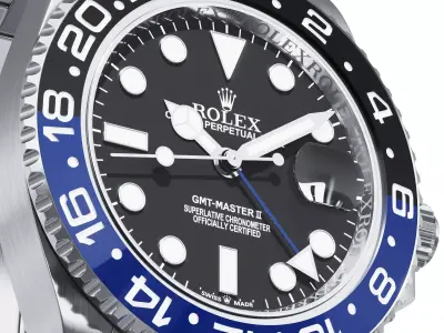 Rolex GMT-Master II Batgirl 3D model